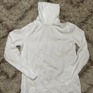 Lands' End Shaped Turtleneck - White